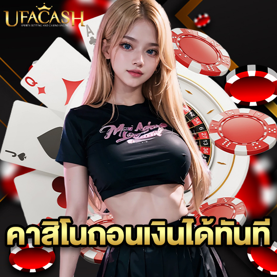 ufacash คาสิโนถอนเงินได้ทันที
